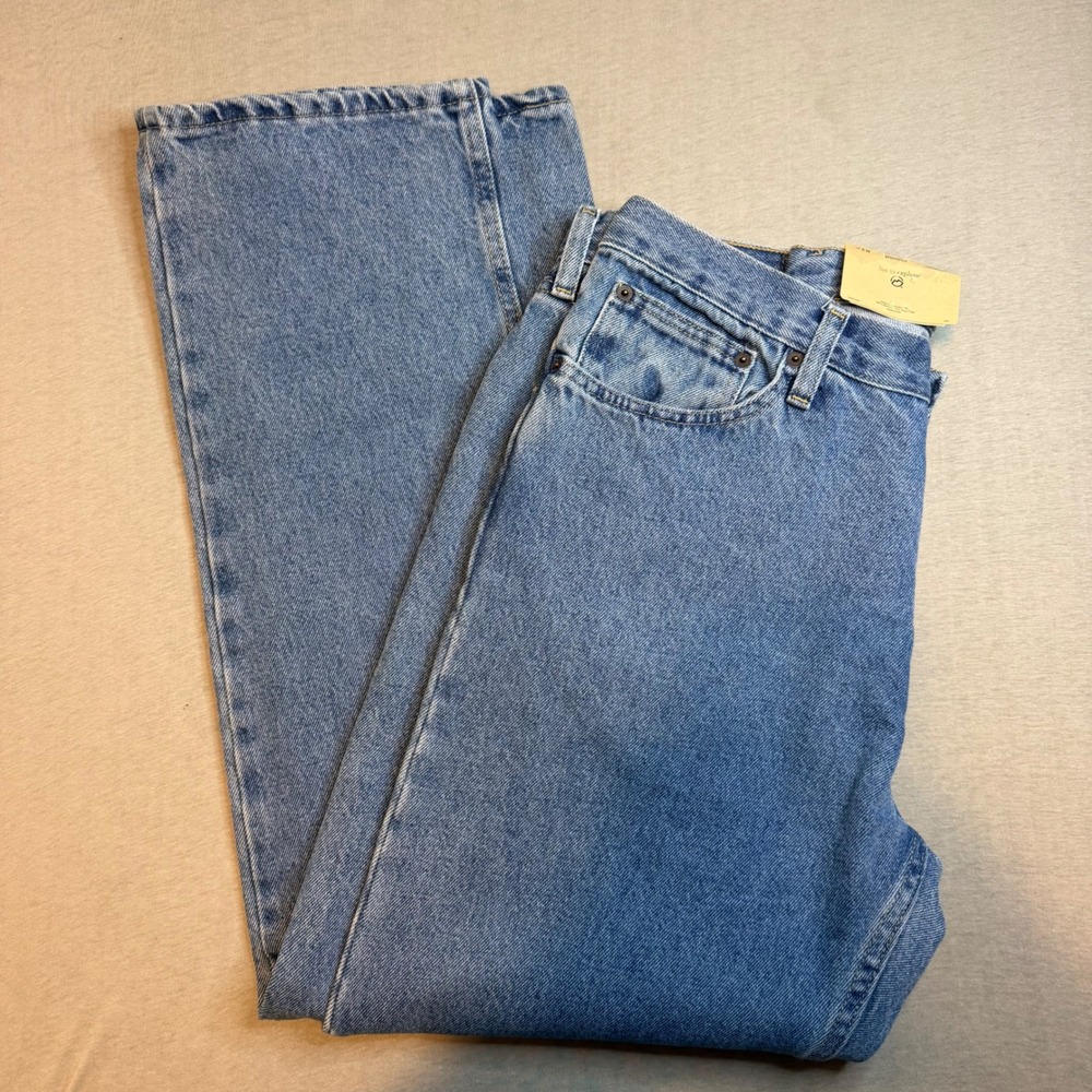 NEW Magellan Outdoors Mens Classic Fit Jeans Medium Stone Blue 36x30 Denim